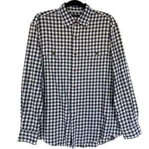 Club Room Oversized Check Button Down Flannel Shirt Unisex